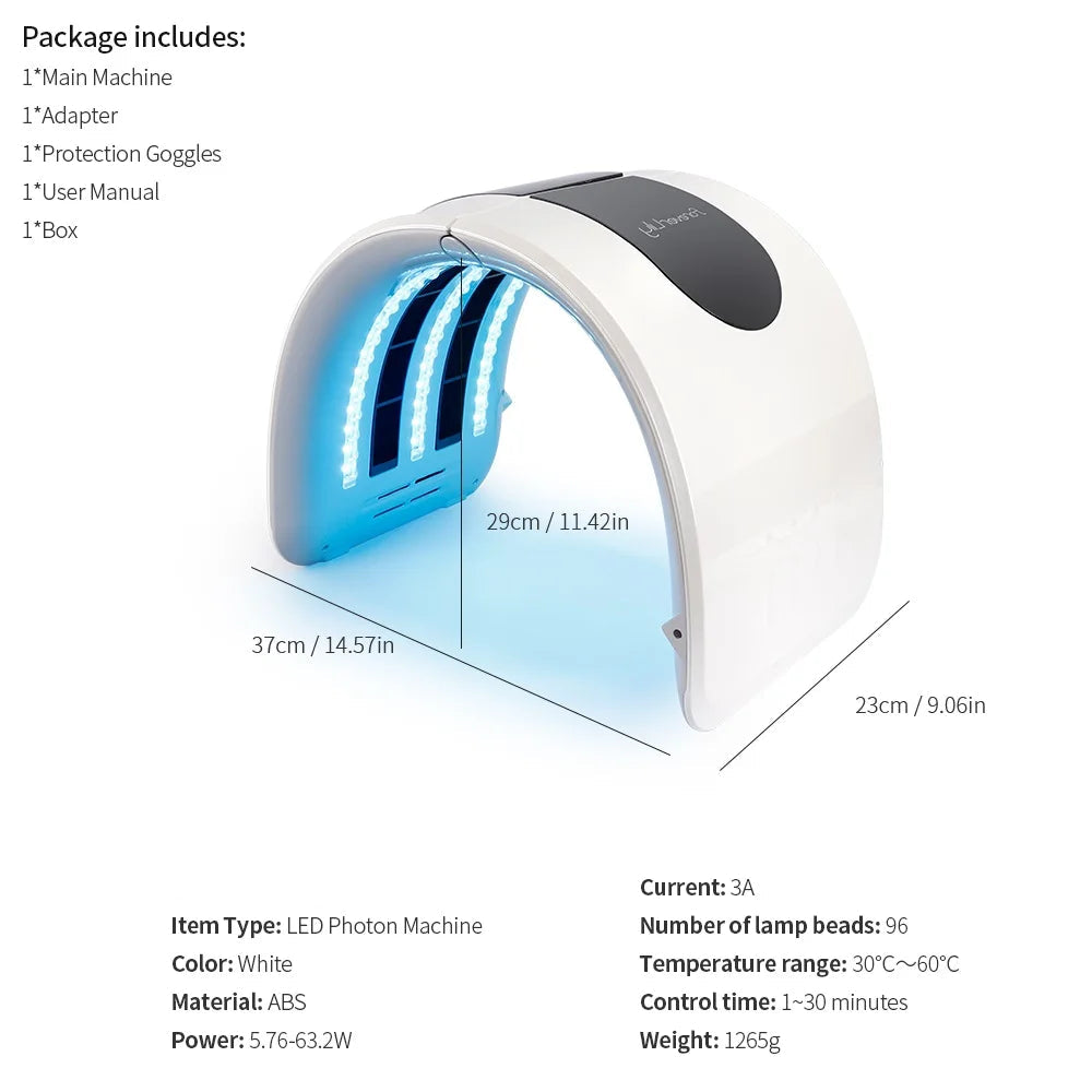 LumiArc 7-Colour LED Face & Body Canopy